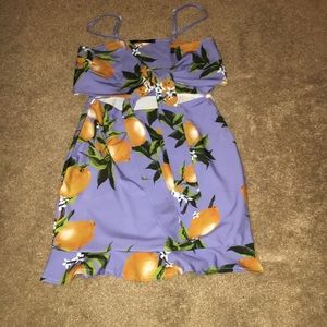 Periwinkle mini dress